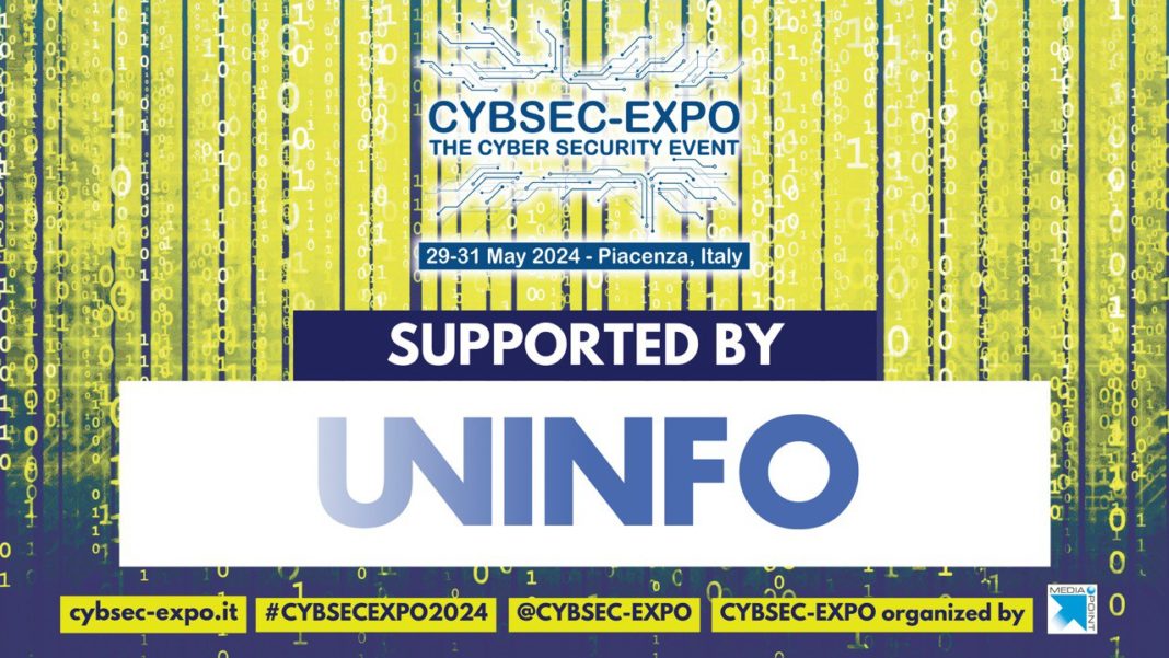 UNINFO concede il patrocinio alla CYBSEC-EXPO 2024