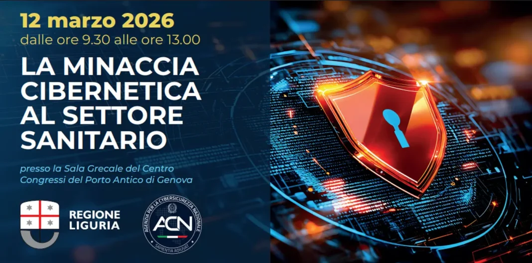 Nella giornata di domani, Giovedì 12 Marzo, nella cornice della Sala Grecale del Centro Congressi del Porto Antico di Genova si terrà un convegno dedicato alla sicurezza informatica per la sanità, settore sempre più messo a rischio da ripetuti e costanti attacchi hacker.